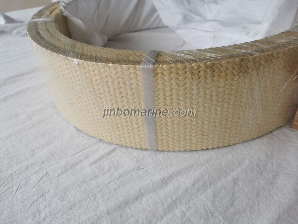 Non-asbestos brake band for gypsy
