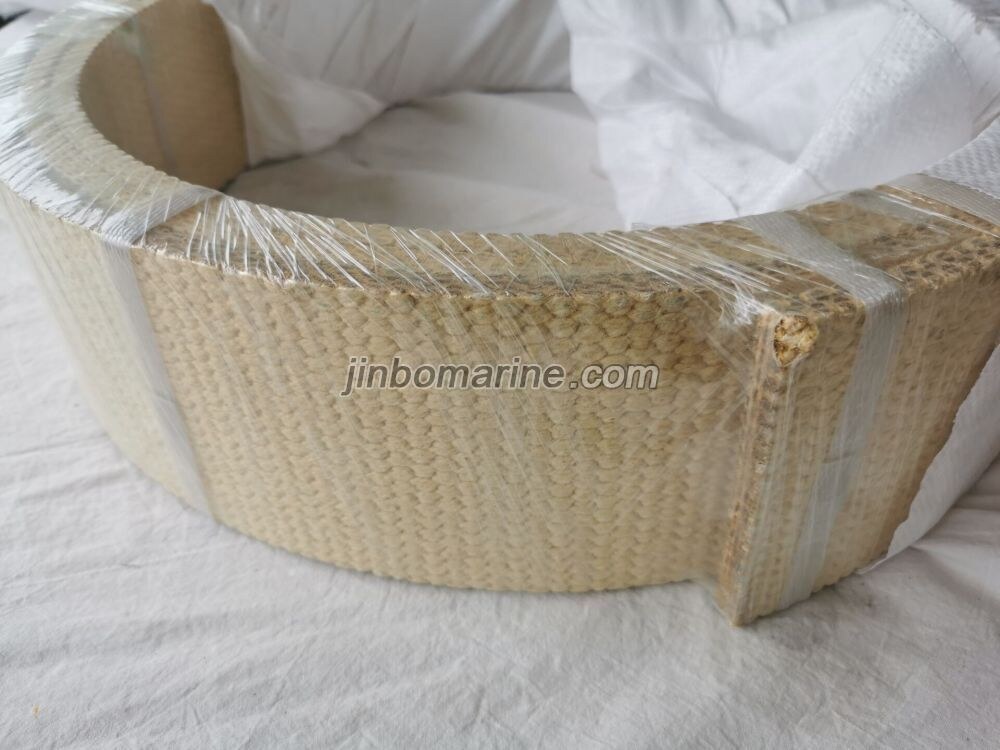 Non-asbestos brake band for gypsy