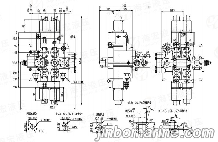 HG32 Multi‑Way Directional Control Valve