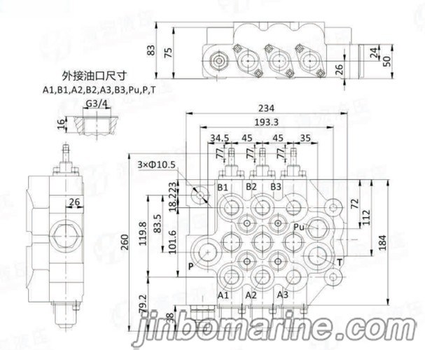 HYF Skid Steer Main Control Valve