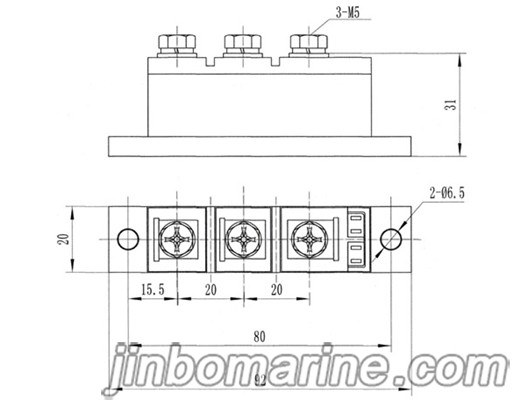 KZQ25A/KZQ55A/KZQ90A Rectifier Module