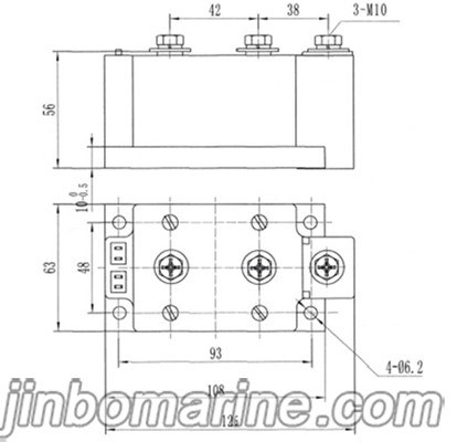 KZQ400/KZQ500A/KZQ600A Rectifier Module