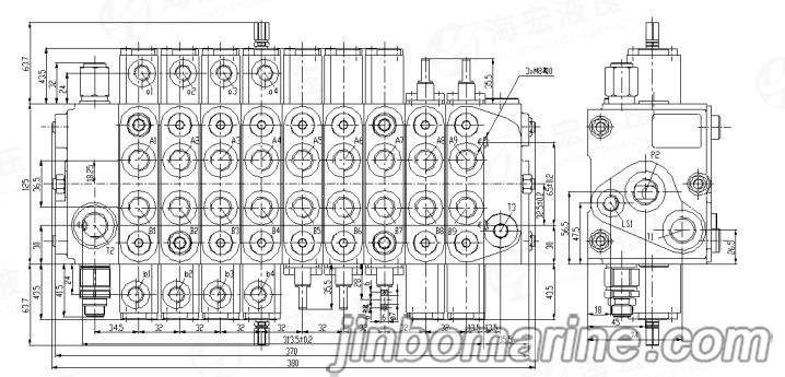 LF10 Series Sectional Directional Control Valve