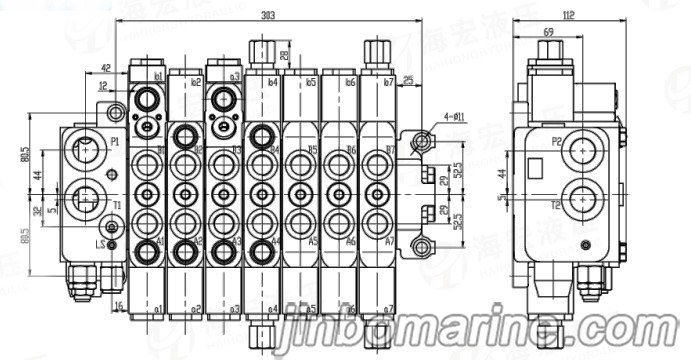 LFA12 Series Sectional Directional Control Valve