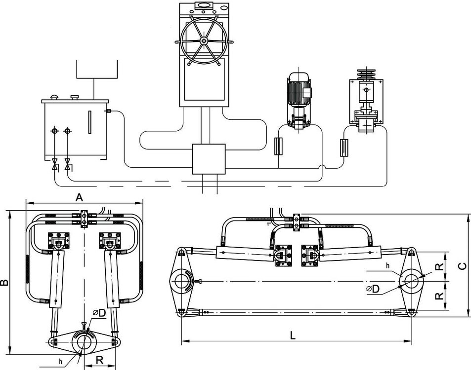 4.5-30kn.m Ram Type With Steering Controlled Steering Gear