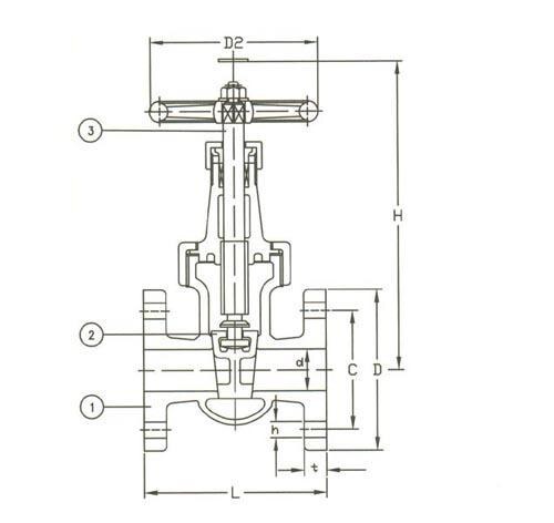 Marine Bronze Gate Valve JIS F7368 10K