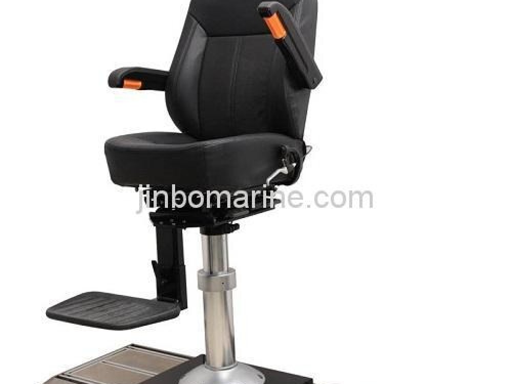 Marine Aluminum Alloy Pilot Chair with Rail TR-004 - Image 1