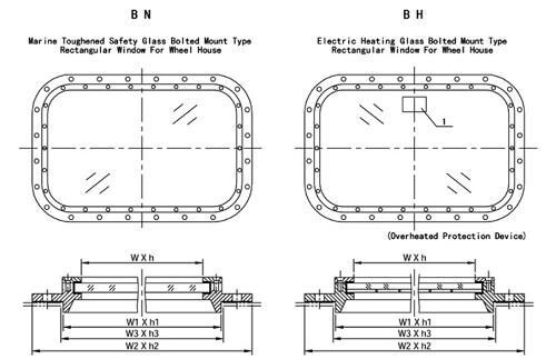 Marine Aluminum Fixed Window