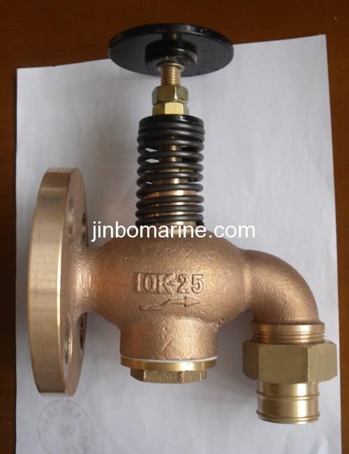 Marine Bronze Fuel oil Tank Self-Closing Drain Valve JIS F7398 U type