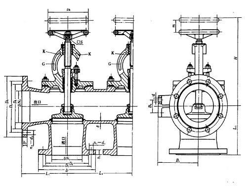 Marine Cast Iron Single Arrangement Suction Stop Box Valve GB/T1854-93