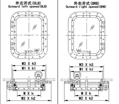 Aluminum Bolted Opening Window
