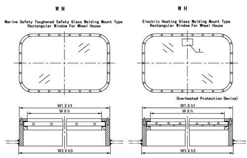 Marine Steel Fixed Window