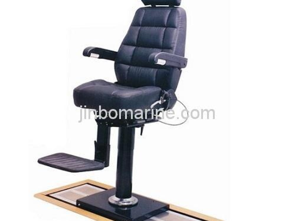 Marine Steel Pilot Chair with Rail TR-003 - Image 1