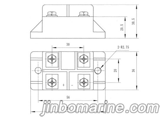 MDQ60A Single‑Phase Full‑Bridge Rectifier Module