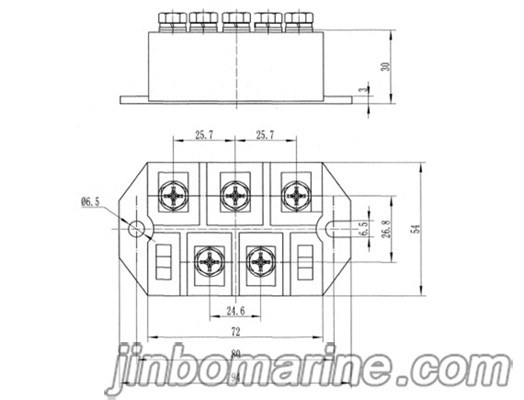 MDS150A(F) / MDS200A(F) Three‑Phase Bridge Rectifier Module