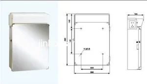Mirror Box Light in washroom thumbnail 2