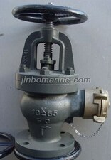 Marine Cast Iron Angle Hose Valve JS F7333 5K/10K
