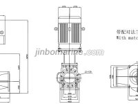 1200m3 PVHB300-20NF Marine Vertical Centrifugal Ballast Water Pump 1
