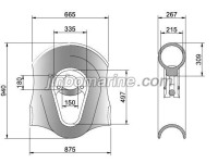19inch-21inch Cast Steel Thimble Type K14