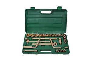 28PCS 1/2 Inch Non-spark Socket Wrench Set thumbnail 1
