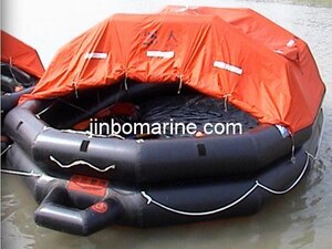 25 Persons Throw-Over Board Inflatable Life Raft