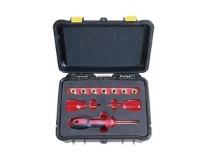 8PCS 1/4 Inch Non-spark Socket Wrench Set thumbnail 1