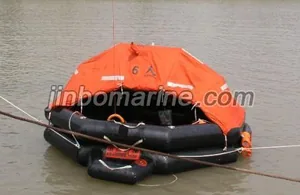 6 Persons Throw-Over Board Inflatable Life Raft thumbnail 1