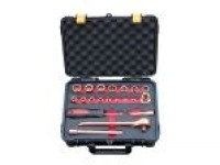 21PCS 1/4 and 3/8 Inch Non-spark Socket Wrench Set