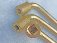 Non-Sparking 3/8 Inch Oxygen Bottle Wrench 4