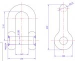 a25 Anchor Shackle for 9000KGS Anchor