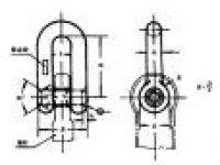 a7 Anchor Shackle for 180KGS Anchor