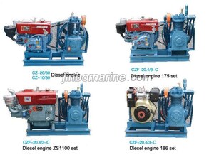 Air Cooling Second Stage Compression Marine Air Compressor