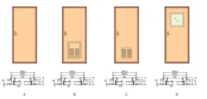 Aluminum Hollow Cabin Door thumbnail 2