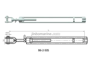 B6-2-50 Turnbuckle thumbnail 2
