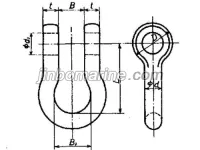 BB Type JIS B2801 Bow Shackle 1