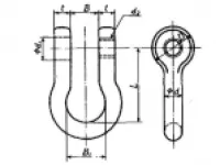 BC Type JIS B2801 Bow Shackle 1