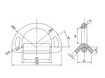 BL 20 Ton Type DR1-20 D Ring And Clamp