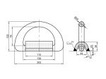 BL 36 Ton Type DR-1-36 Lockable D Ring