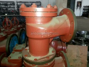 Marine Cast Iron Angle Lift Check Valve GB/T592-93 Type B/BS thumbnail 1