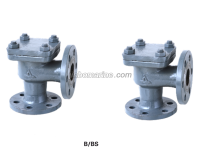 Marine Cast Steel Flanged Anlge Check Valve GB/T586-1999 Type B/BS