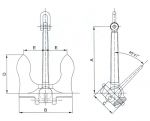 Baldt Stockless Anchor