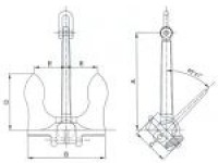 Baldt Stockless Anchor