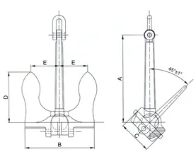 Baldt Stockless Anchor thumbnail 1