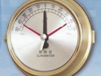 Marine Clock Clinometer with Three Pointers
