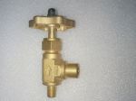 Brass Needle Angle Valve with Male & Female Ends