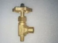 Brass Needle Angle Valve with Male & Female Ends 1