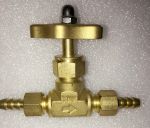 Brass Needle Valve with Corrugated Hose End