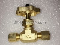 Brass Needle Valve with Ring Joint Nut on Both Ends