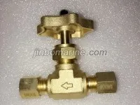 Brass Needle Valve with Ring Joint Nut on Both Ends 1