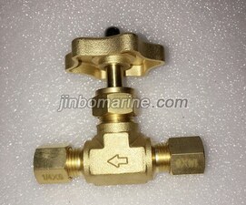Brass Needle Valve with Ring Joint Nut on Both Ends